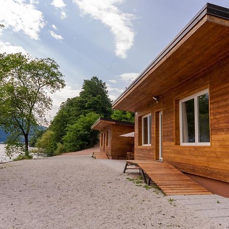 Chalet Alessandrini - Private Lakeside Beach Tenna Extérieur photo